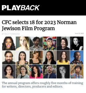 canadian film centre, cfc, playback, directors lab, leah johnston